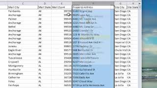 Separating Out the Zip Code Numbers