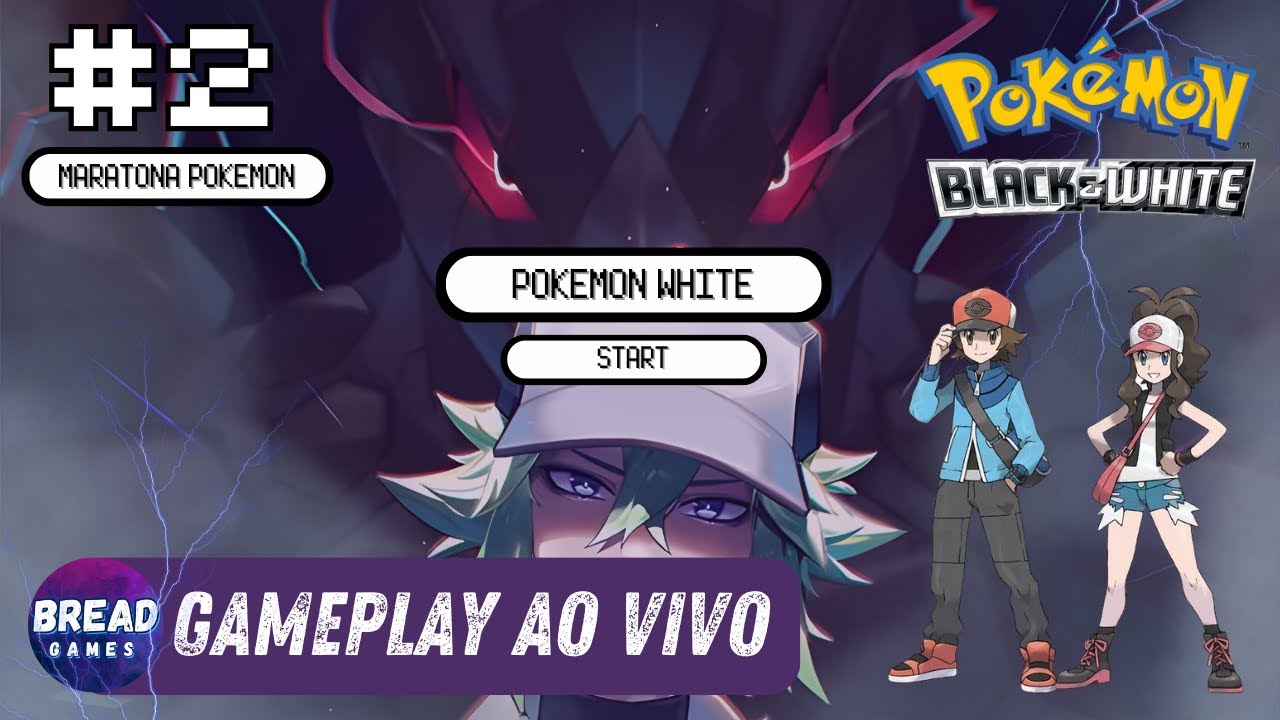 [HORIZONTAL] ZERANDO TODOS OS POKEMONS: POKEMON WHITE (DS) #2 | MARATONA POKEMON 