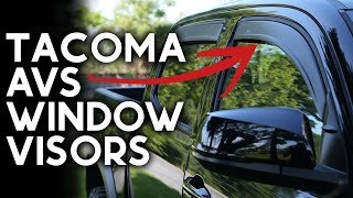 Tacoma AVS Window Visors Install And Comparison | 2016-2023 | Yota X
