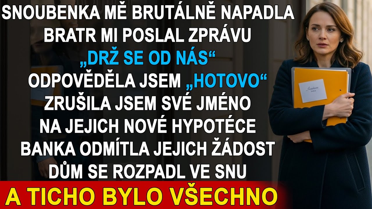 Seděla jsem na zkoušce svatebních šatů své budoucí švagrové a snažila se nedýchat. V salonu voněla levandule a nový tyl, když se ke mně otočila s dokonalým úsměvem: „Opravdu musíš kazit každý náš...