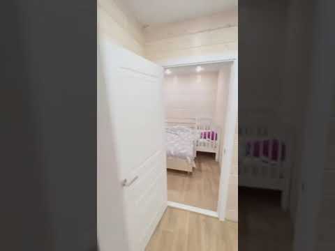 Обзор дома 48м2. Хотели бы такой домик? #дом #домиквдеревне #домкаркасный #каркаснаятехнология