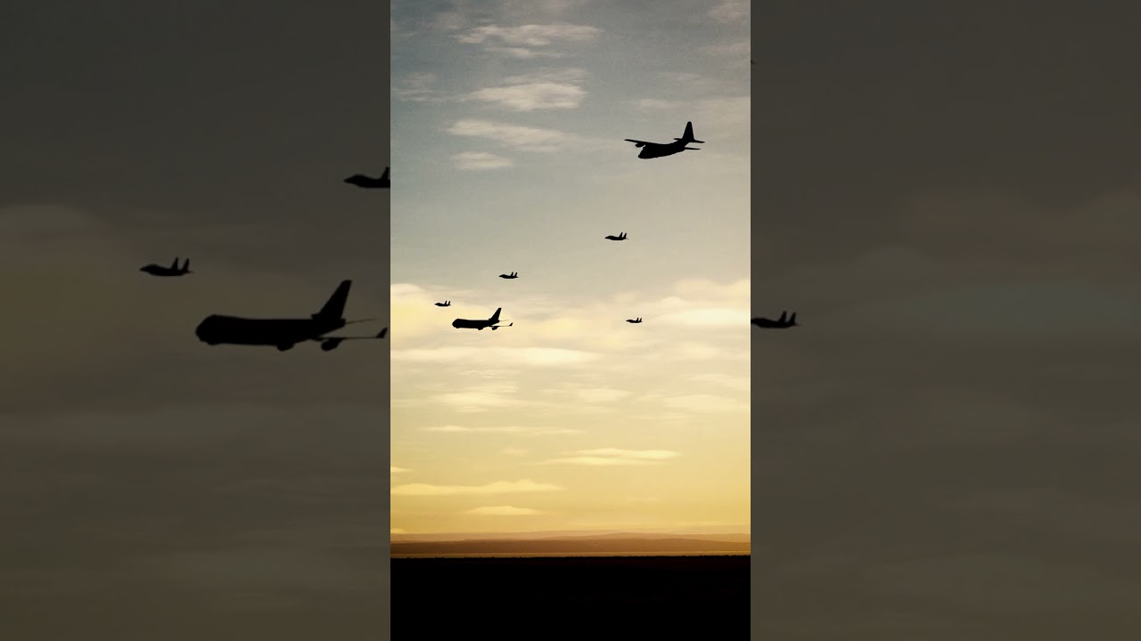 SPOTTED: Air Force One seen flying today with fighter escort somewhere in the Middle East.  