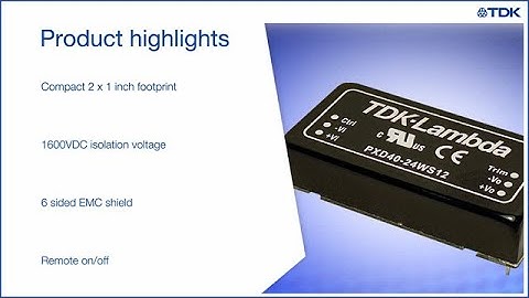 TDK-Lambda PXD40 Series