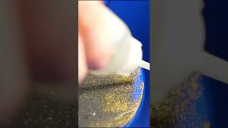 Separate fine gold from pesky black sand with just a pan! #goldmining #goldprospecting #goldpanning