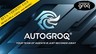 AutoGroq™ beta v4.0.9 - Groq powered Autogen and Crew AI agents in one click! screenshot 3