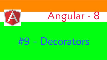 Decorators IN Angular 8 | Angular 8 Full Tutorial in Hindi | OnlyCoding! |
