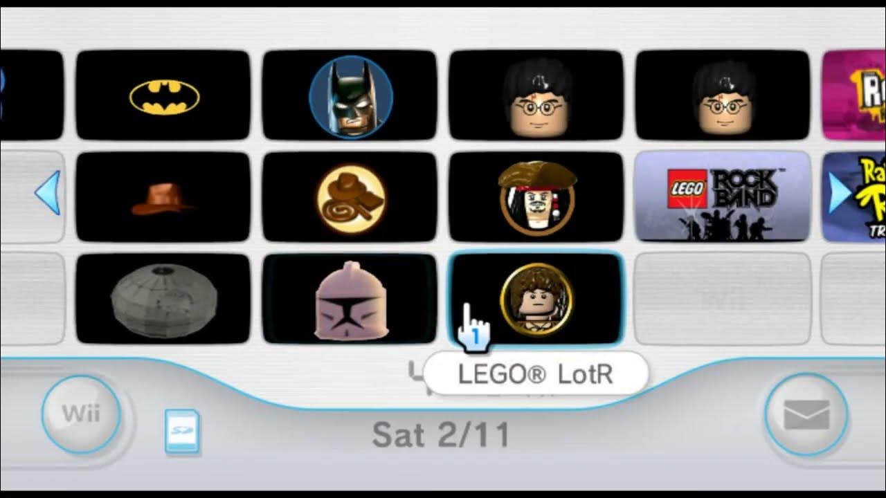 Custom Wii Channels LEGO Games (WADs) YouTube