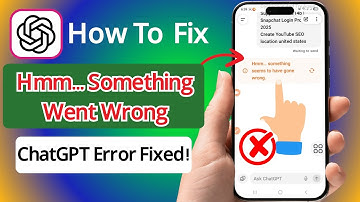 How To Fix “Hmm… Something Seems To Have Gone Wrong” Problem On ChatGPT | ChatGPT Error Fix 2025