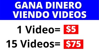 Gana $75 Tu PRIMER DIA Viendo Videos Online (Gana Dinero Por Internet en 24 Horas)