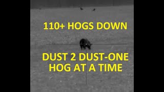 110 Plus Hogs Down - Thermal Hunting Compilation