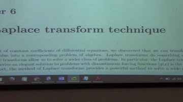 Differential Equations: matrix exponential solutions, variation of parameters, 3-7-17, part 2
