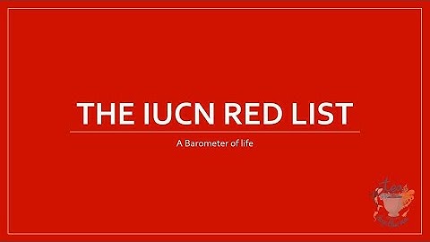 What is the IUCN Red list? | Red list Explained