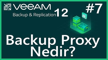 What is Backup Proxy? Why do we use it? | Veeam Backup & Replication 12 | Lesson 7