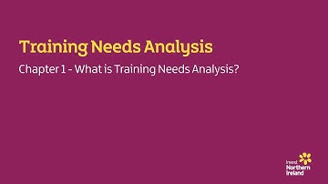 Training Need Analysis - Chapter 1 - What is Training needs Analysis?