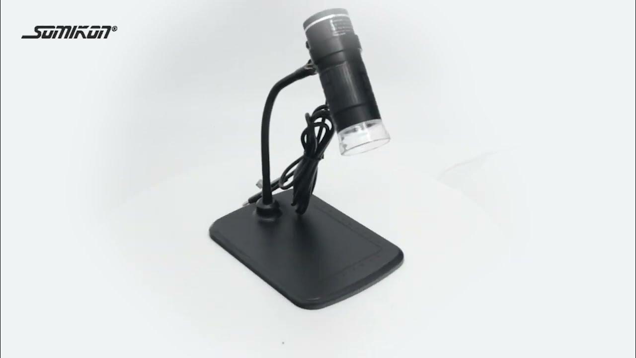 Microscope USB compatible OTG avec grossissement x1000 et éclairage LED