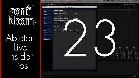 Ableton Live Insider Tips: User Library & Packs - Automatic Sync on Multiple Computers