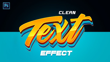 PS Tutorial: Clean 3D Style Text Effect