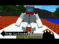 Among Us Minecraft but IMPOSTER sculpting A SNOWMAN  #Shorts