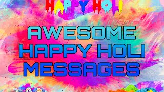 Happy Holi messages in English   | Holi greetings in English screenshot 1