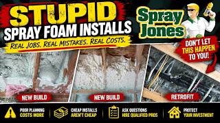 3 Spray Foam Disasters — This Is What a Bad Installer Costs You