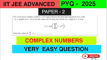 IIT JEE ADVANCED 2025,for a non zero complex number z,let arg(z) denote principal argument of z,with