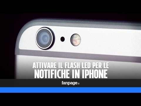 Video: Come Far Lampeggiare Il Flash (fotocamera) Su IPhone Durante SMS E Chiamate