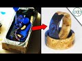 Making Galaxy Resin Rings with Junk Wood Making Galaxy Resin Rings with Junk Wood