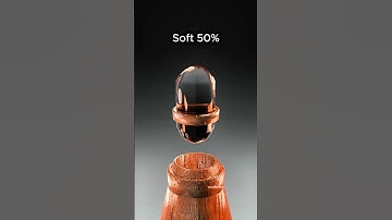 Hyper Realistic 0% vs 100% Soft Body Test Blender 3D
