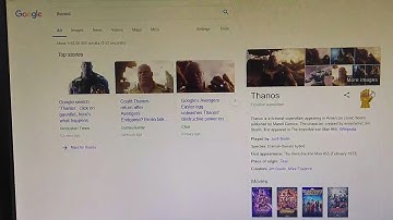 Thanos infinity gauntlet over google