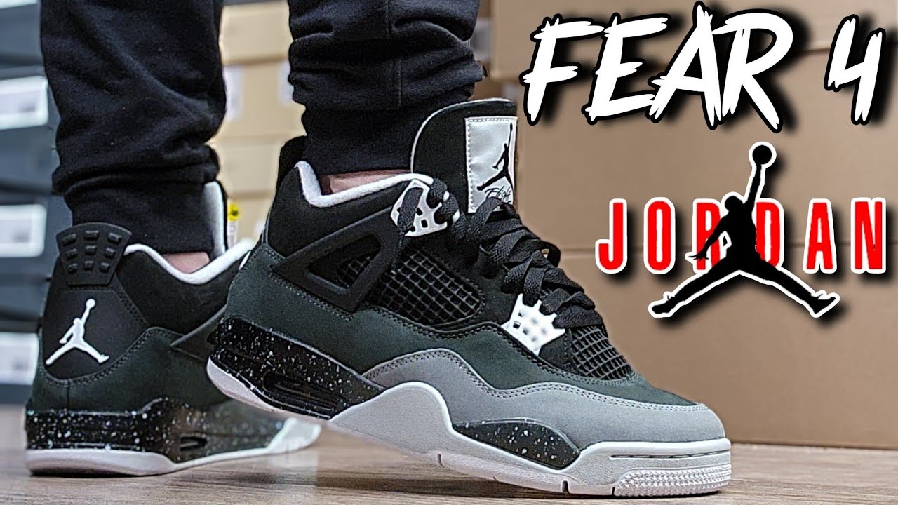 ★ナイキ★AIR Jordan 4 Retro Fear 2024★Black Air Jordan 4 Retro 'FEAR' 2024 Sneaker Review & On Feet