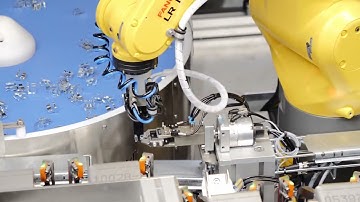 FlexiBowl® 650 Parts Feeder | Metal Clips Assembly [FANUC] - Home Appliance