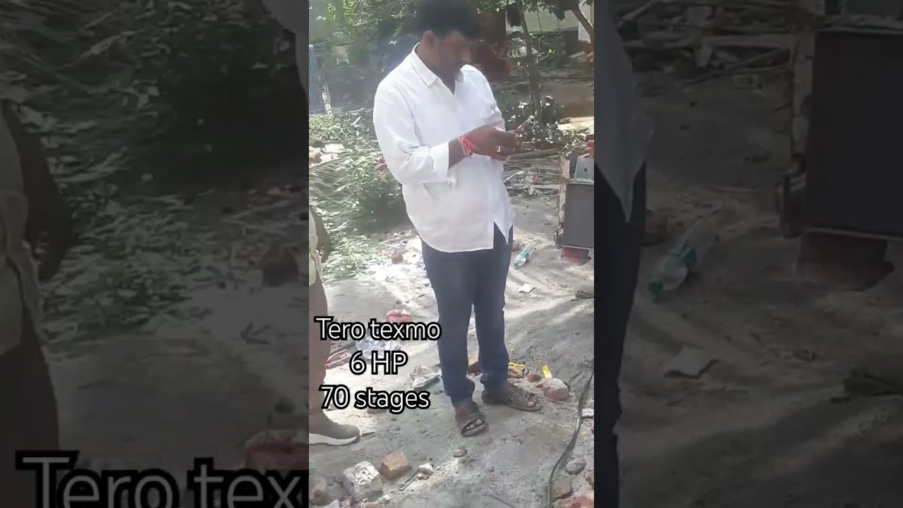 Tero Texmo 6hp 70 Stages Motor Fitting At Adhibatla