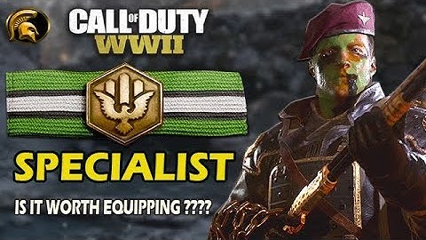 COD WW2 - "SPECIALIST" BASIC TRAINING - IS IT WORTH EQUIPPING???? GAME PLAY