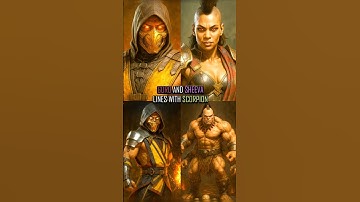 Scorpion Lines with Goro and Sheeva in MkX , MK11 And Mk1 Khaos Reigns #mortalkombat1havik