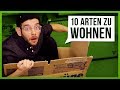 10 Arten zu wohnen