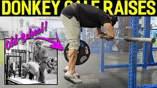 Finally Grow Your Calves with this Old School Exercise! | Donkey Calf Raises Exercise Tutorial