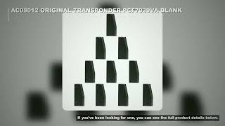 AC08012 Original Transponder PCF7939VA Blank Carbon Chip 128Bit  49 Chip HITAG PRO For Toyota Daihat
