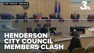 Tensions Rise  Henderson Council Members Clash Amidst Police Chief Controversy