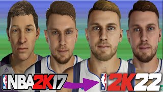 LUKA DONCIC: FACE EVOLUTION \& RATINGS (From NBA 2K17 to NBA 2K22)