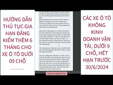 Hướng dẫn làm thủ tục gia hạn đăng kiểm online thêm 6 tháng đơn giản trên điện thoại tại nhà