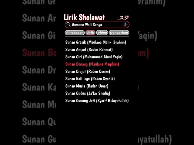 Lirik Sunan Gresik class=