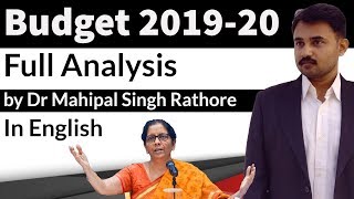 Budget 2019 explained in ENGLISH - Current Affairs 2019 - Complete analysis of Modi 2.0 Union Budget screenshot 5