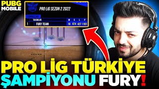 PRO LİG TÜRKİYE ŞAMPİYONU FURY TEAM !!