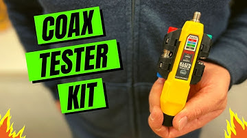 Test 4 different cable circuits at once! Klein Tools Explorer 2 Coax review