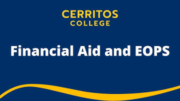 Financial Aid and EOPS