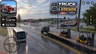 Truck Simulator Legends: USA Mobile Game Play - New truck🔥simulator (Android & iOS) screenshot 3
