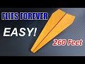 How to make paper airplane easy that fly far paperplaneschannel