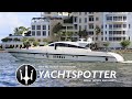 Miami Yachting Scene in Full Mode. Weekend Yachts and Charters in Miami Beach - Yachtspotter 4K