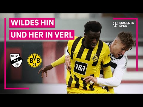 SC Verl vs. Borussia Dortmund II, , Highlights mit Live-Kommentar | 3. Liga | MAGENTA SPORT