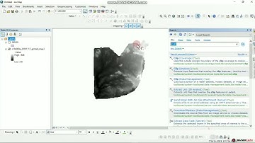 (1) How to create a Topography Map with Digital Elevation Model (DEM) in ArcGIS.